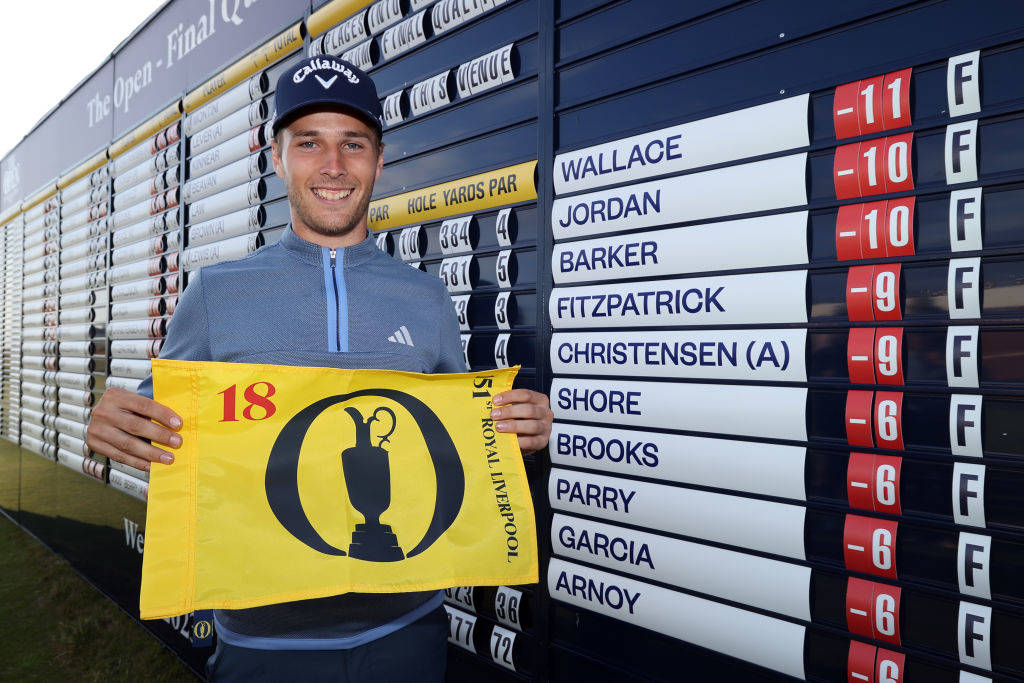 Matthew Jordan after qualifying for The 151st Open